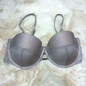 Victoria’s Secret Underwire metallic thread bikini top